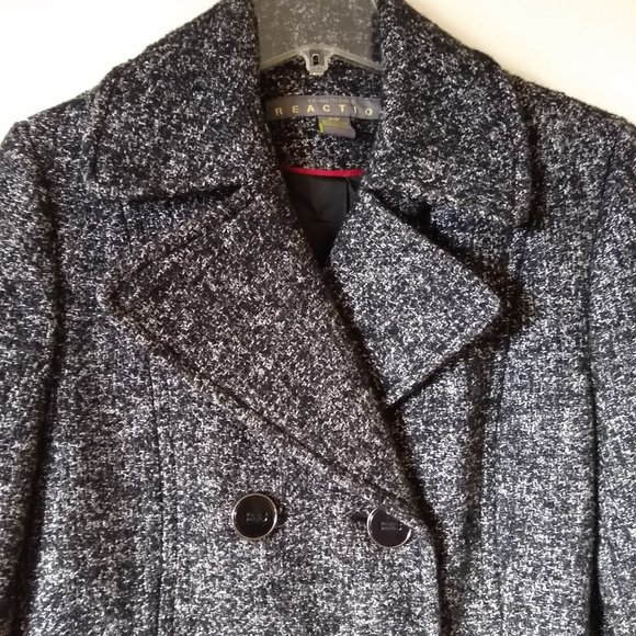 KENNETH COLE REACTION DOUBLE BREASTED PEA COAT. NWOT - Picture 1 of 12